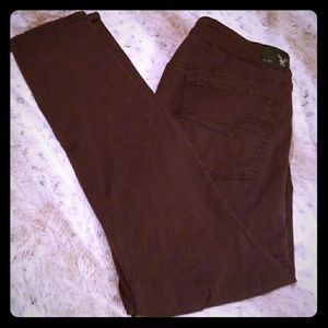 American Eagle jeggings.